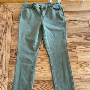 Old navy green jeans